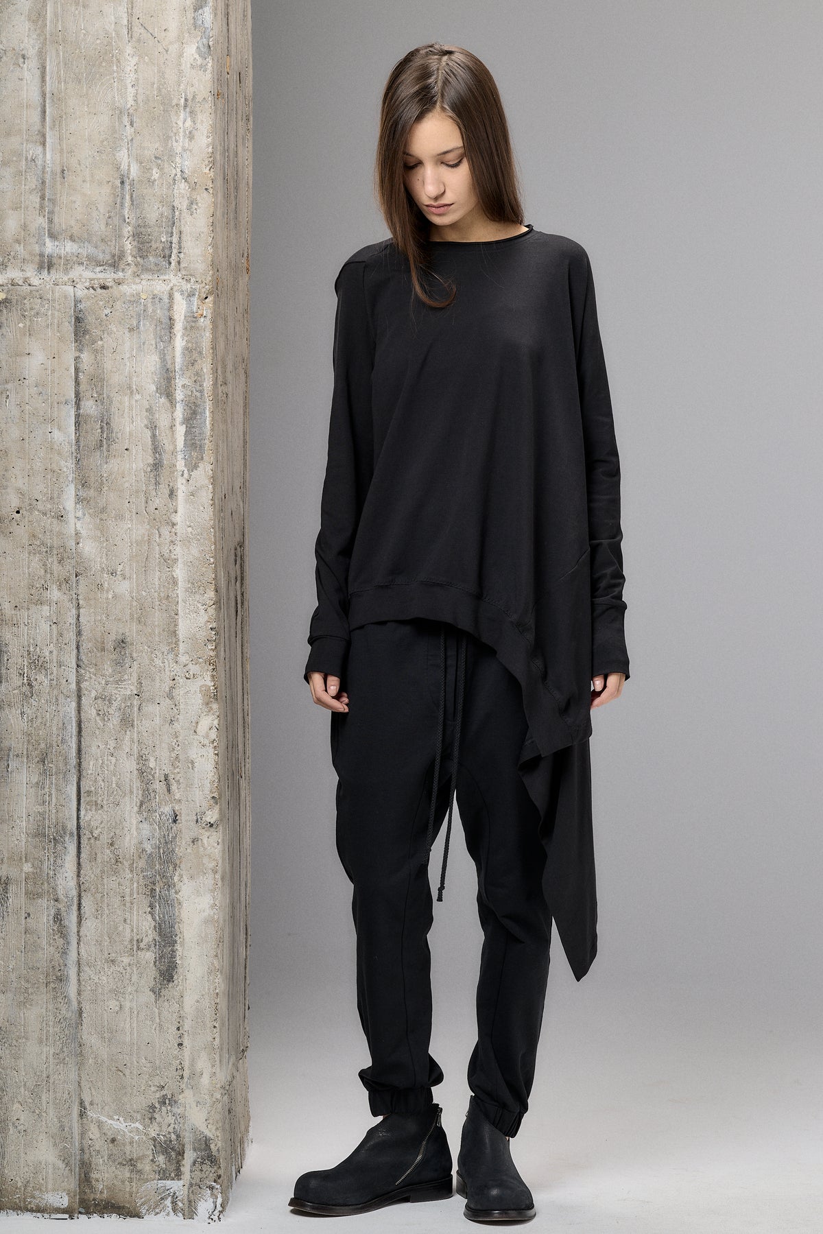 ASYMMETRICAL TUNIC TOP