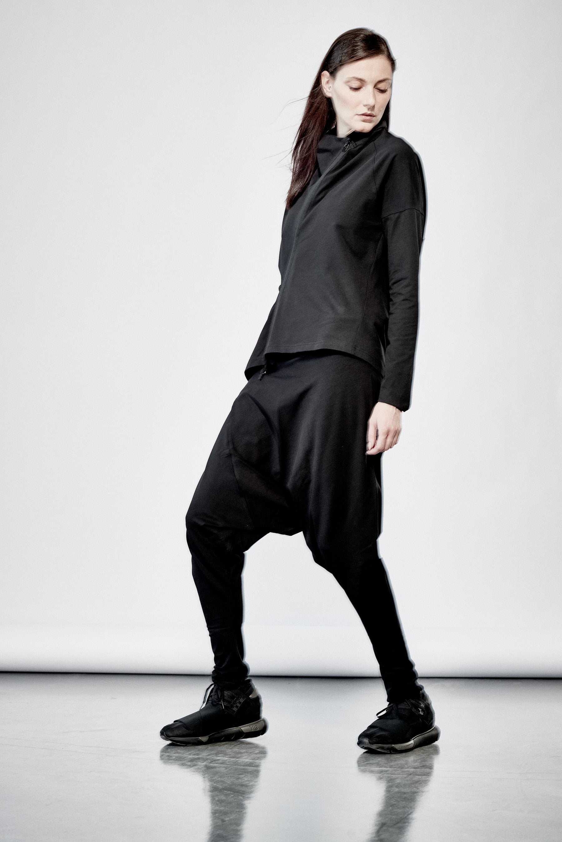 URBAN ASYMMETRICAL BLACK JACKET