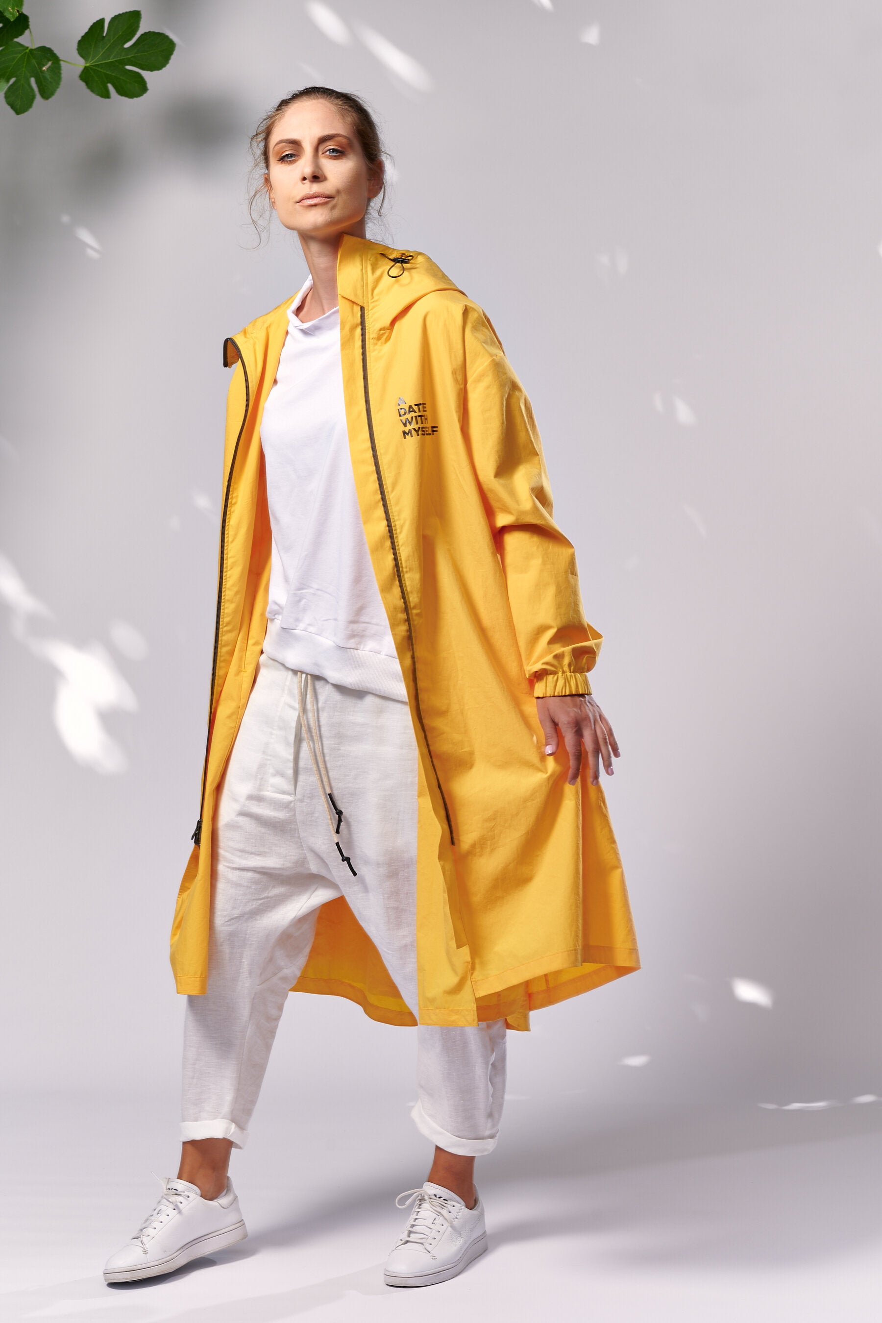 HIGH NECK PARKA - YELLOW