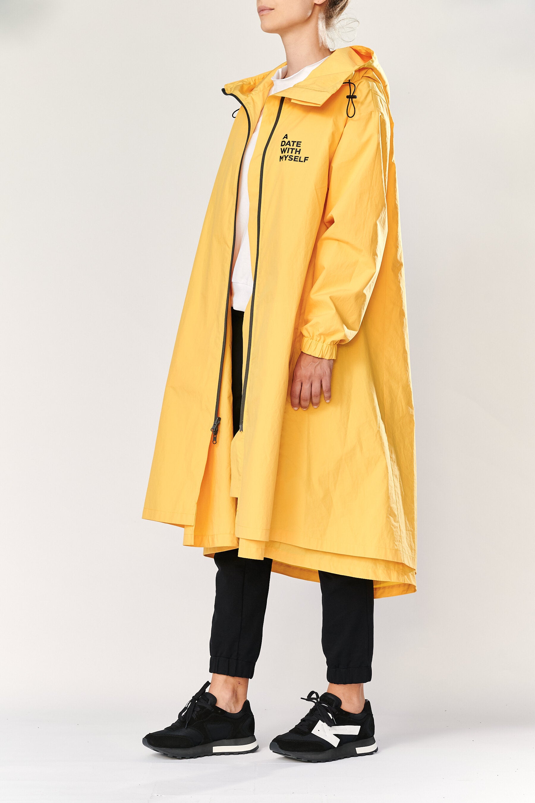 HIGH NECK PARKA - YELLOW