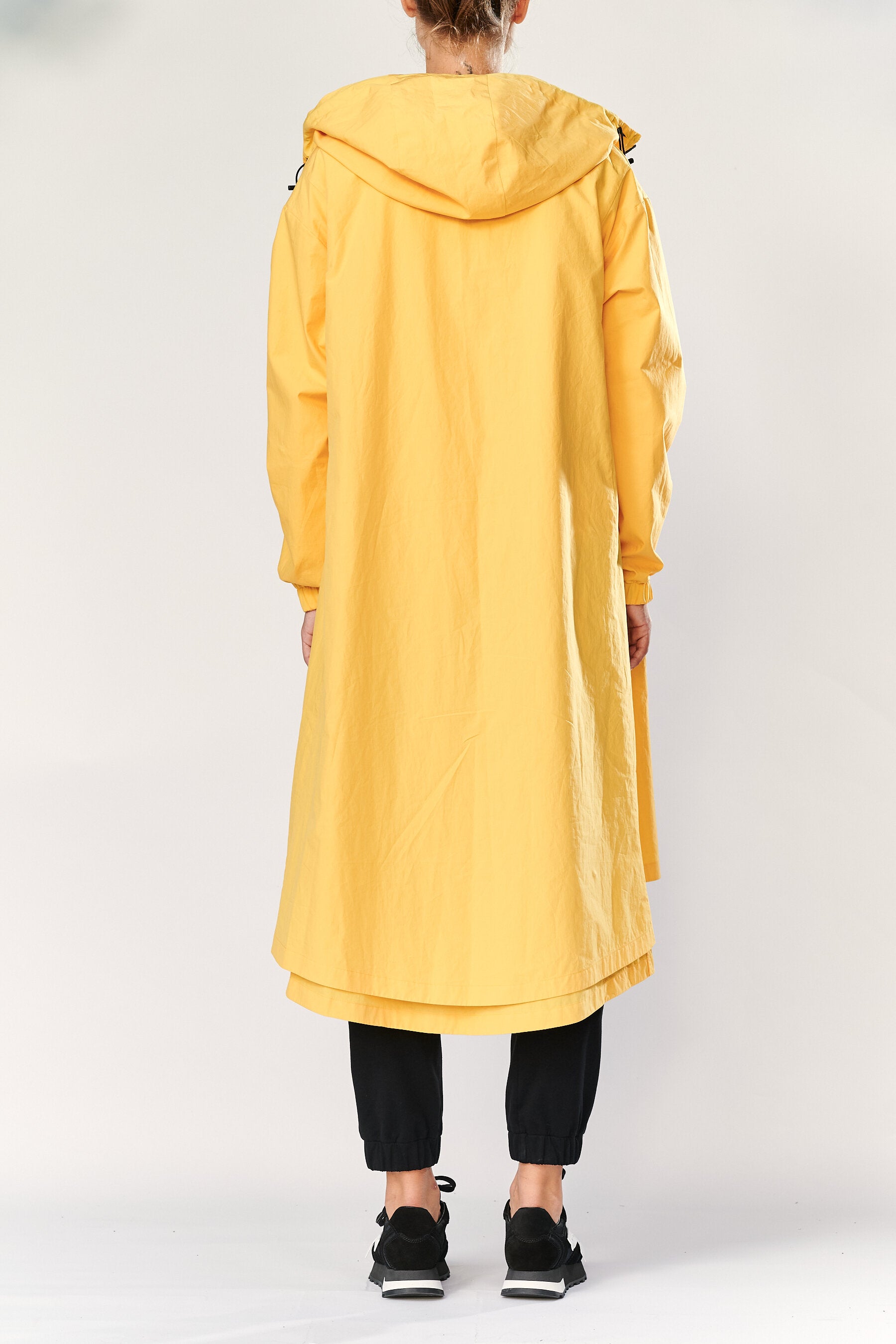 HIGH NECK PARKA - YELLOW