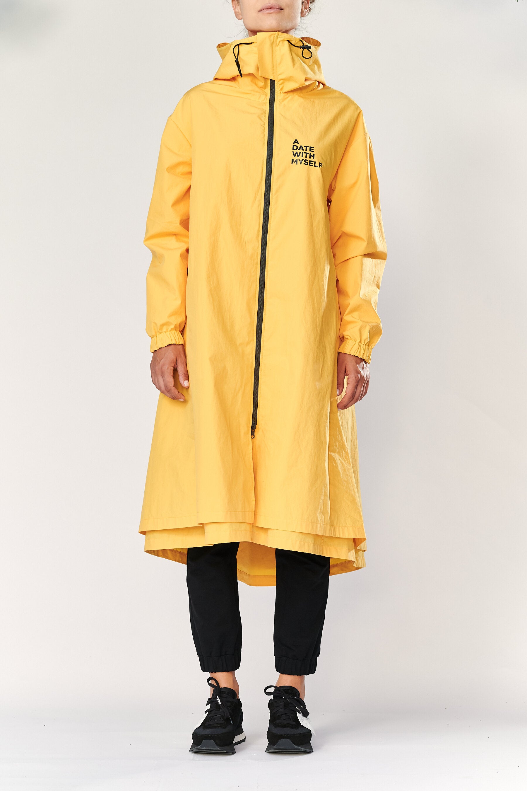 HIGH NECK PARKA - YELLOW