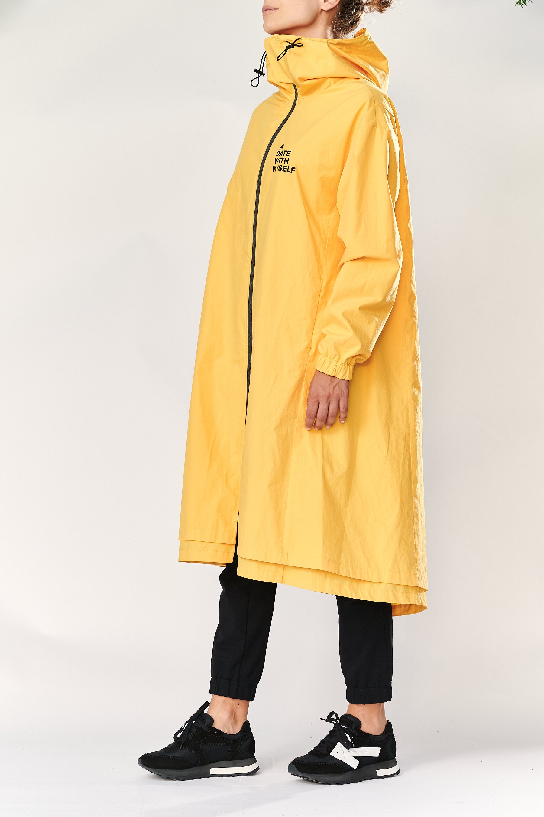 HIGH NECK PARKA - YELLOW