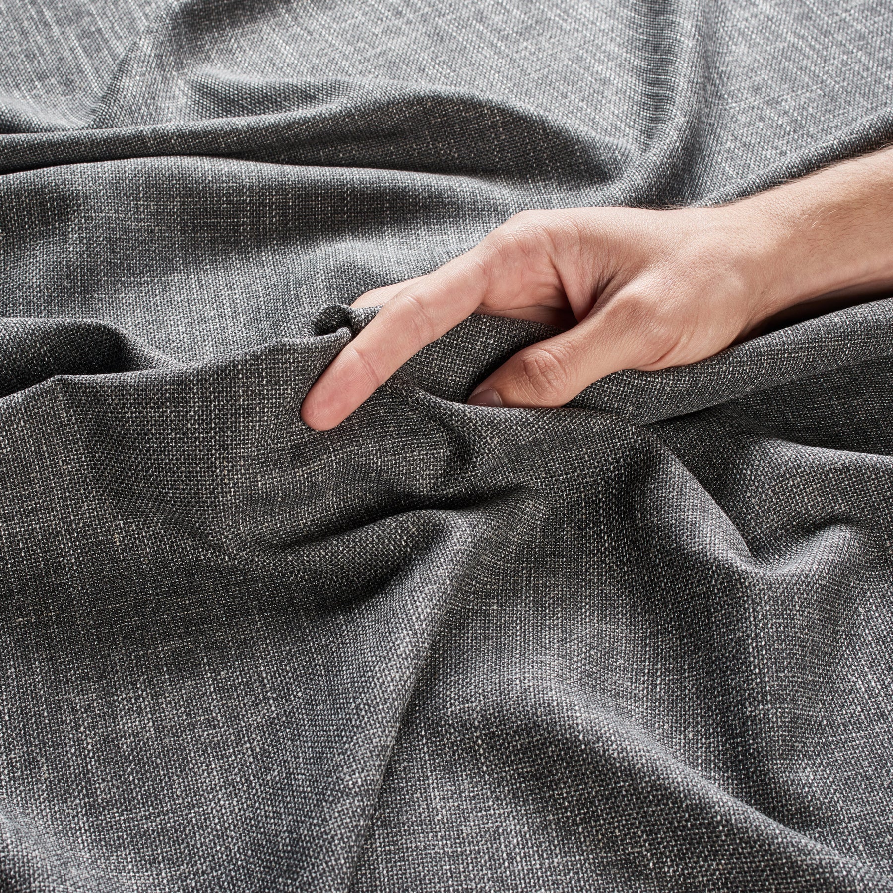 DRAPE WOOL SKIRT
