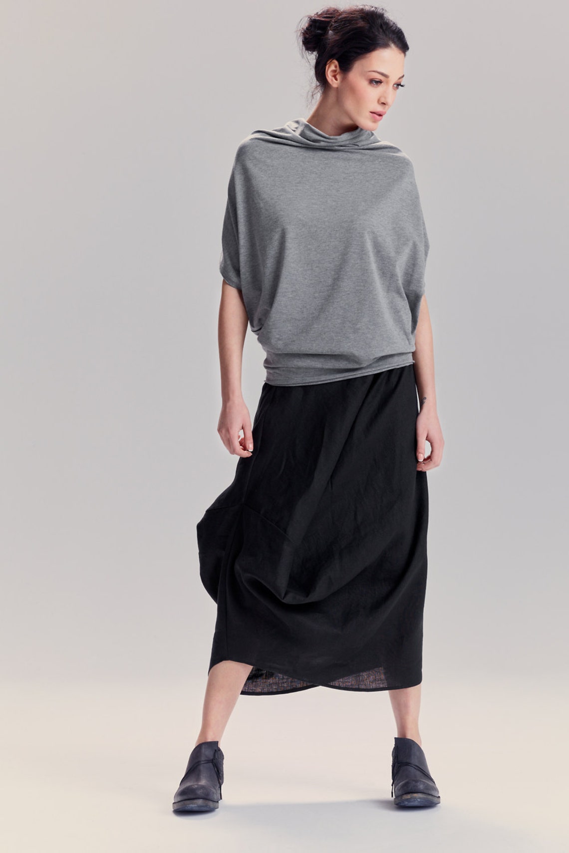 OVERSIZED SHORT SLEEVED BAT TOP