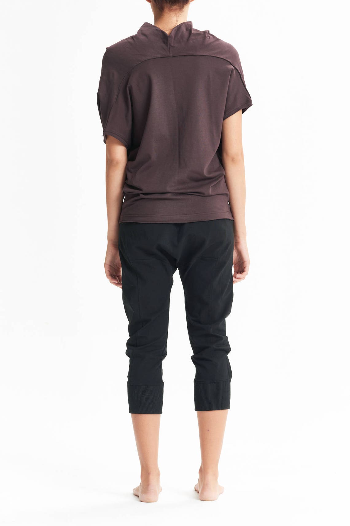 OVERSIZED SHORT SLEEVED BAT TOP