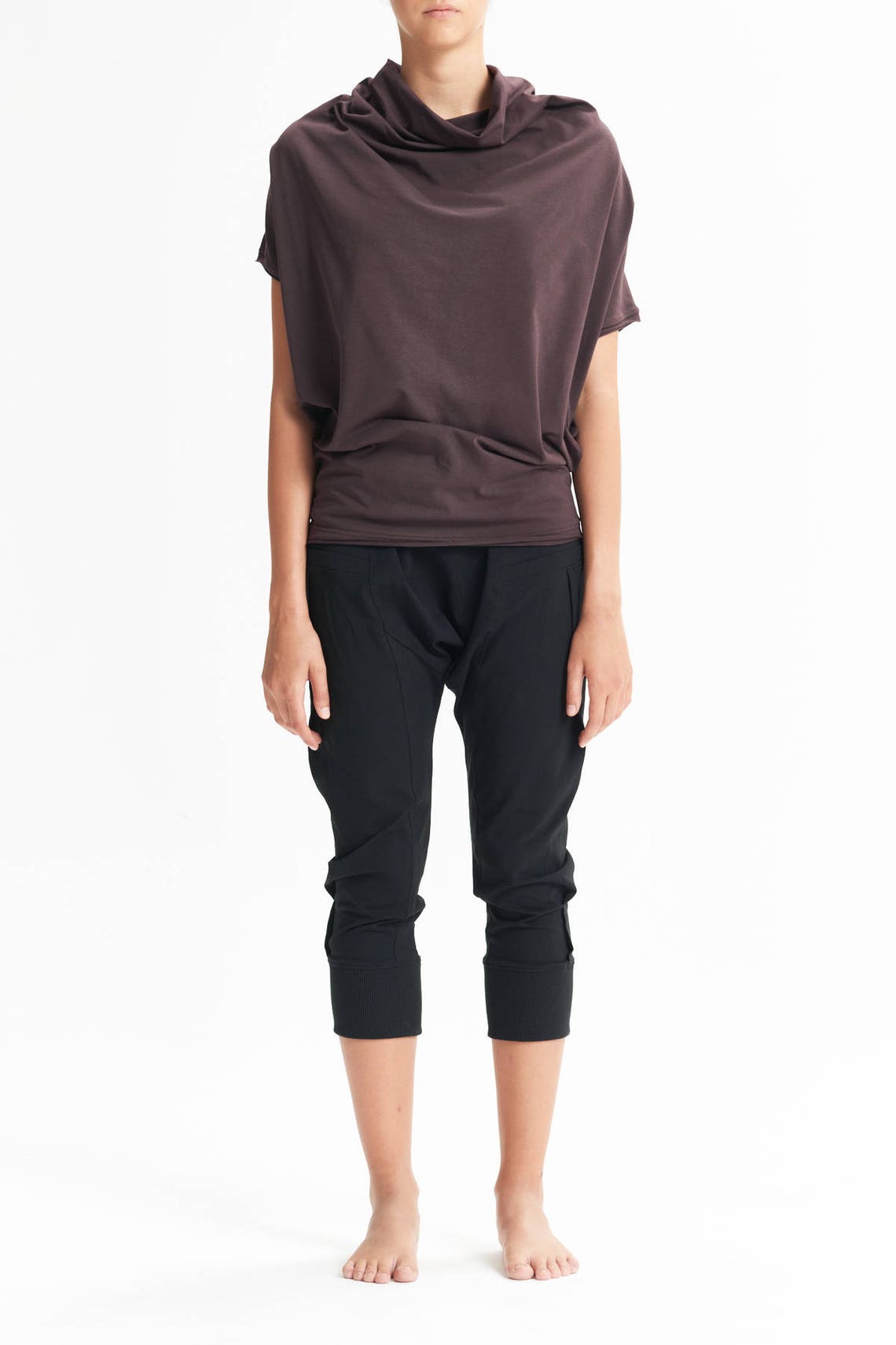 OVERSIZED SHORT SLEEVED BAT TOP