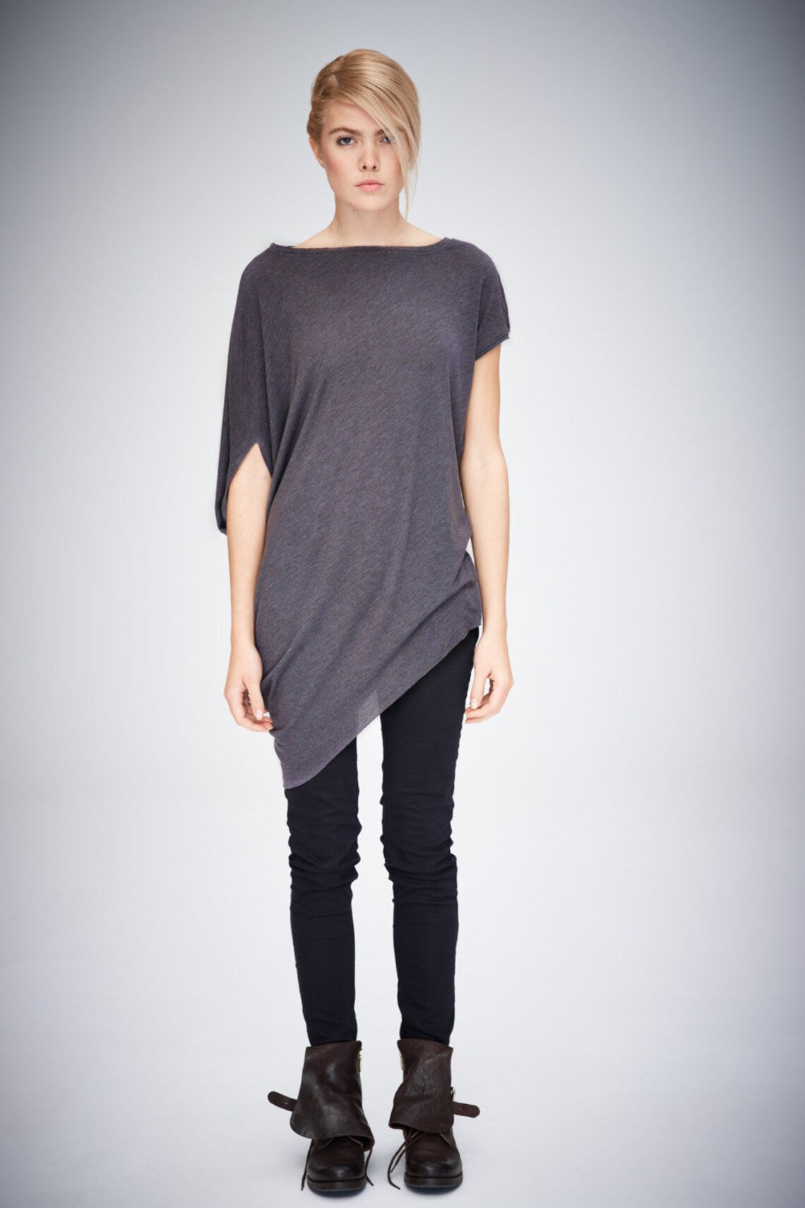 ASYMMETRICAL TUNIC TOP