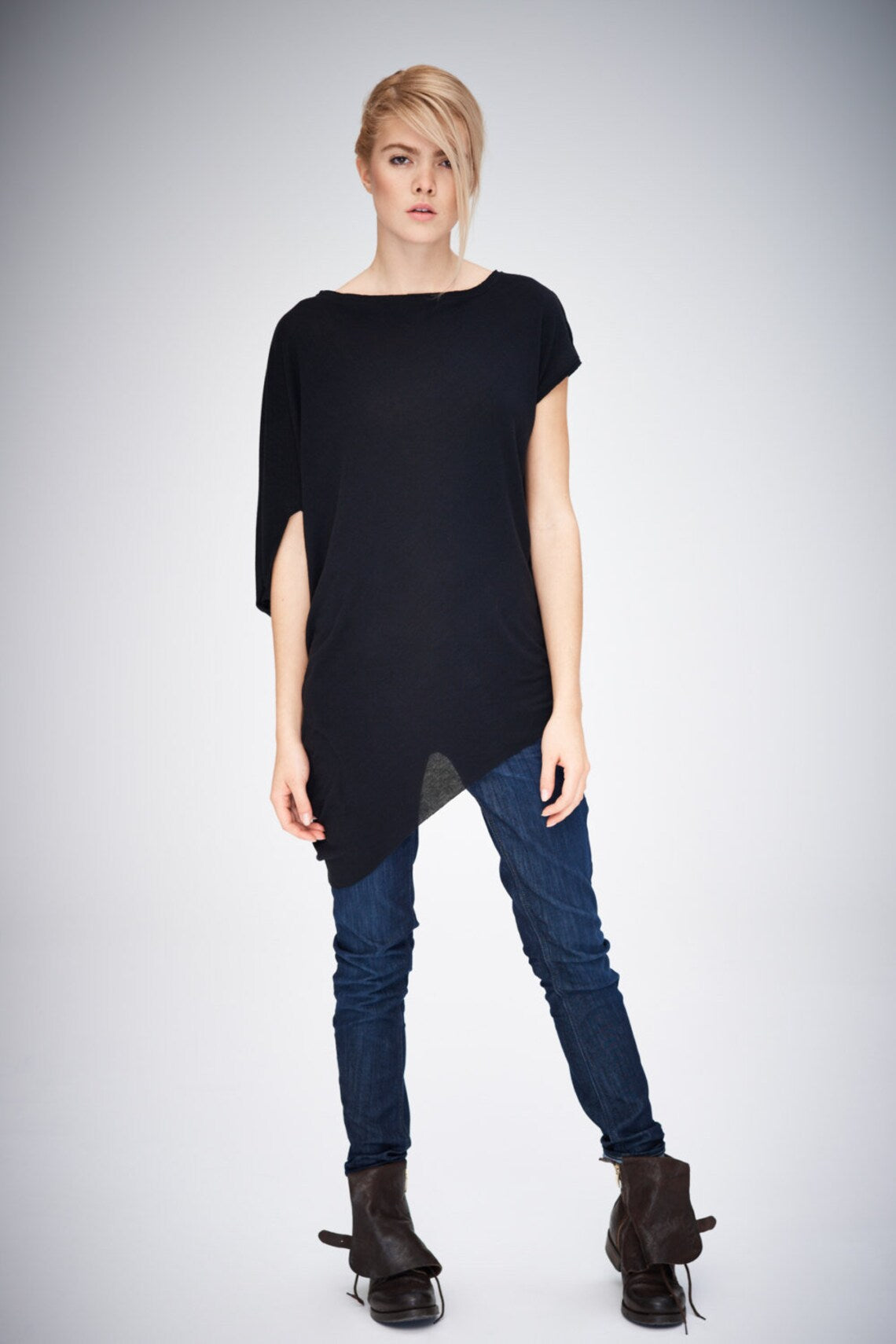 ASYMMETRICAL TUNIC TOP