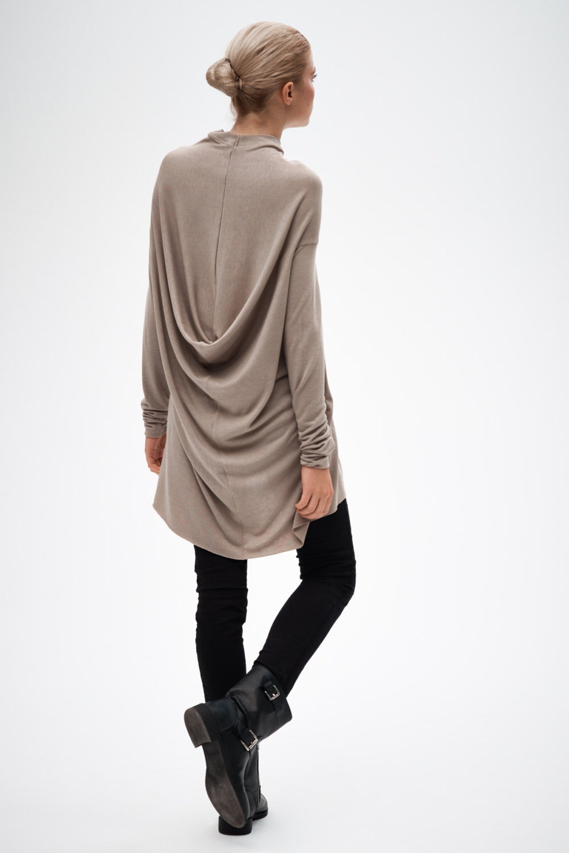 DRAPED TUNIC TOP