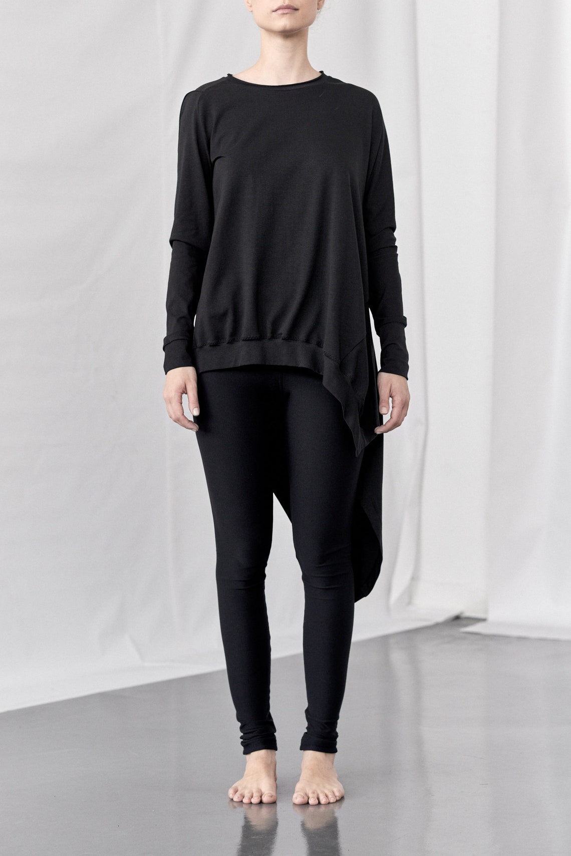ASYMMETRICAL TUNIC TOP