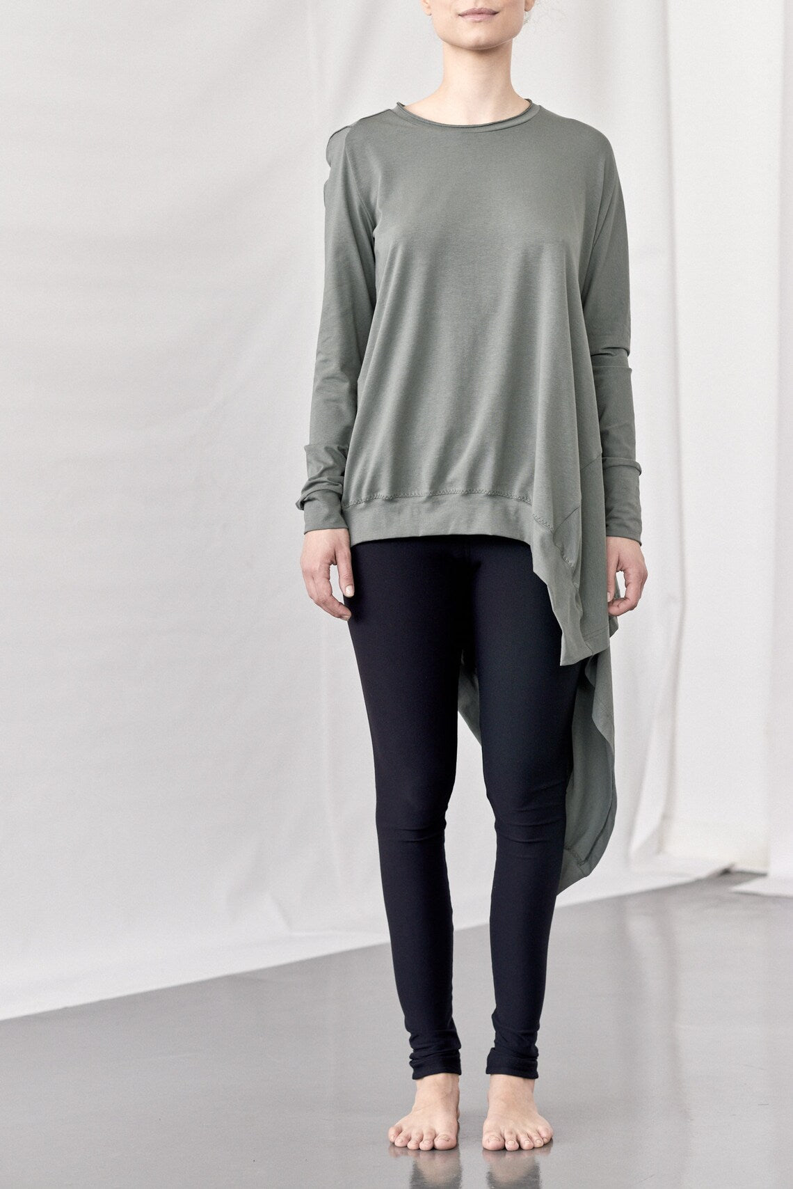 ASYMMETRICAL TUNIC TOP