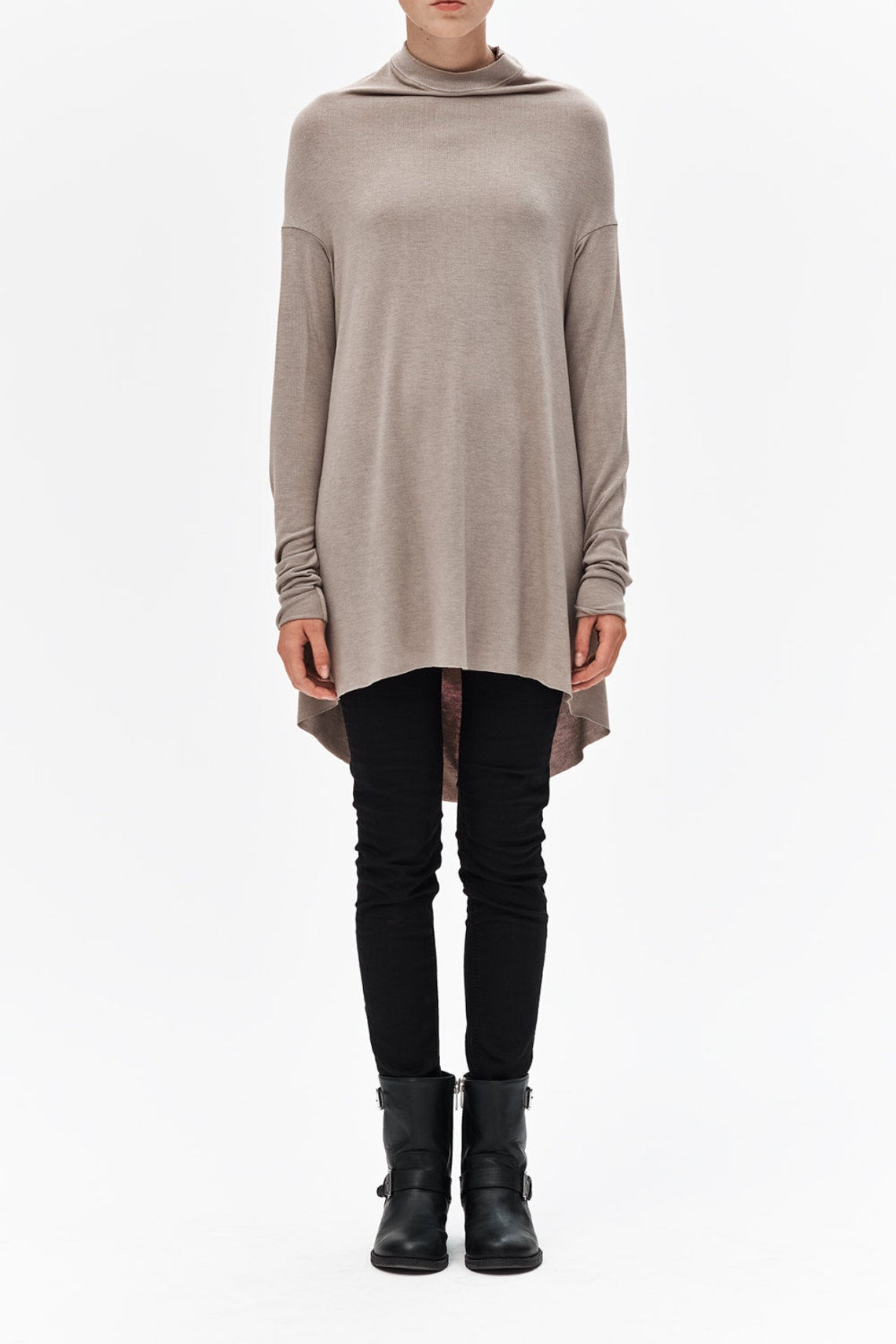 DRAPED TUNIC TOP