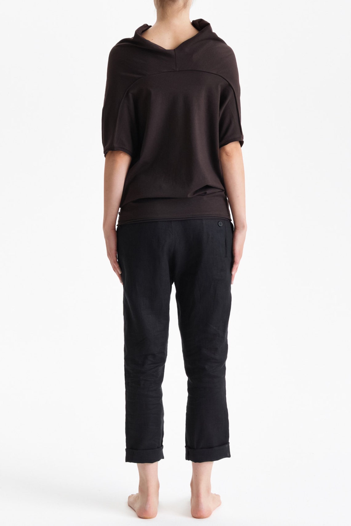 OVERSIZED SHORT SLEEVED BAT TOP