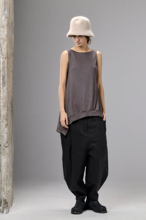 SENSATIONAL BLACK KNIT SLEEVELESS TOP