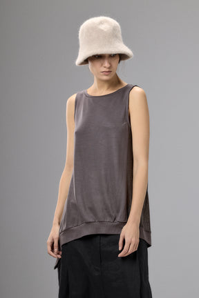 SENSATIONAL BLACK KNIT SLEEVELESS TOP