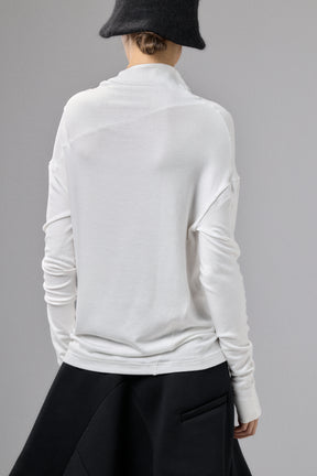 OFF WHITE MINIMALIST LONG SLEEVE TOP