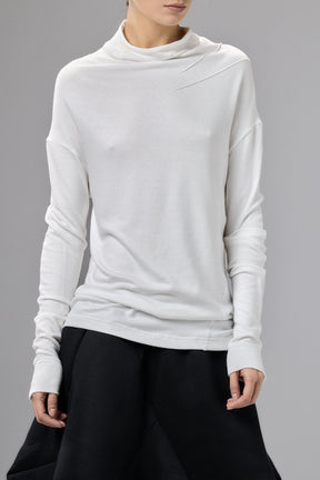 OFF WHITE MINIMALIST LONG SLEEVE TOP