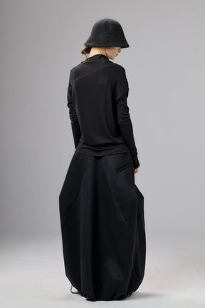 MINIMALIST LONG SLEEVE CAPPUCCINO TOP