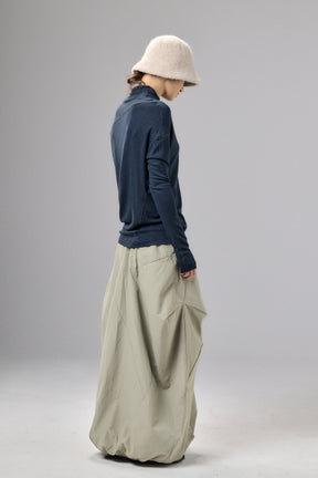 MINIMALIST LONG SLEEVE CAPPUCCINO TOP