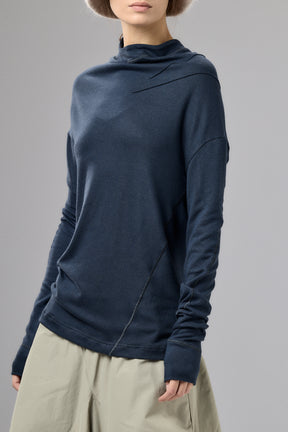 MINIMALIST LONG SLEEVE CAPPUCCINO TOP