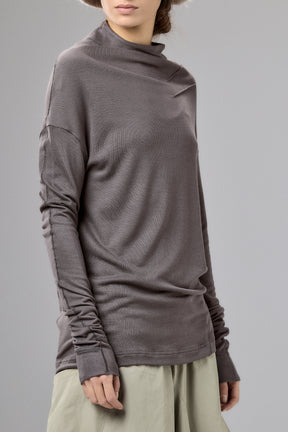 MINIMALIST LONG SLEEVE CAPPUCCINO TOP