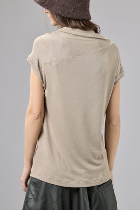 CAPPUCCINO MINIMALIST CAP SLEEVED TOP