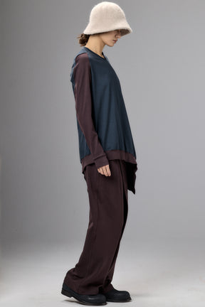 ASYMMETRICAL TUNIC TOP - TWO COLORS GB