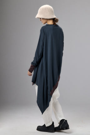 ASYMMETRICAL TUNIC TOP - TWO COLORS BB