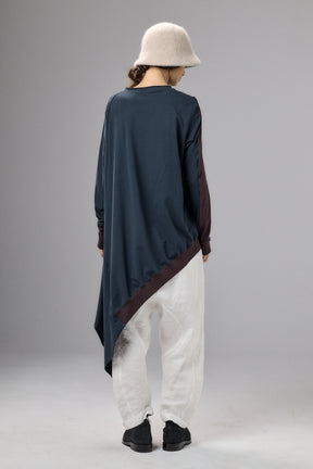 ASYMMETRICAL TUNIC TOP - TWO COLORS GB
