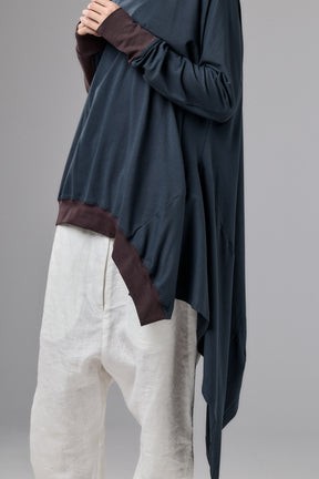 ASYMMETRICAL TUNIC TOP - TWO COLORS BB