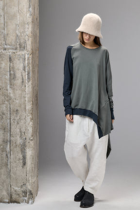 ASYMMETRICAL TUNIC TOP - TWO COLORS GB