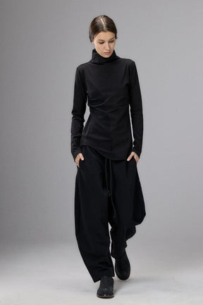 BLACK BALLOON FRENCH TERRY PANTS