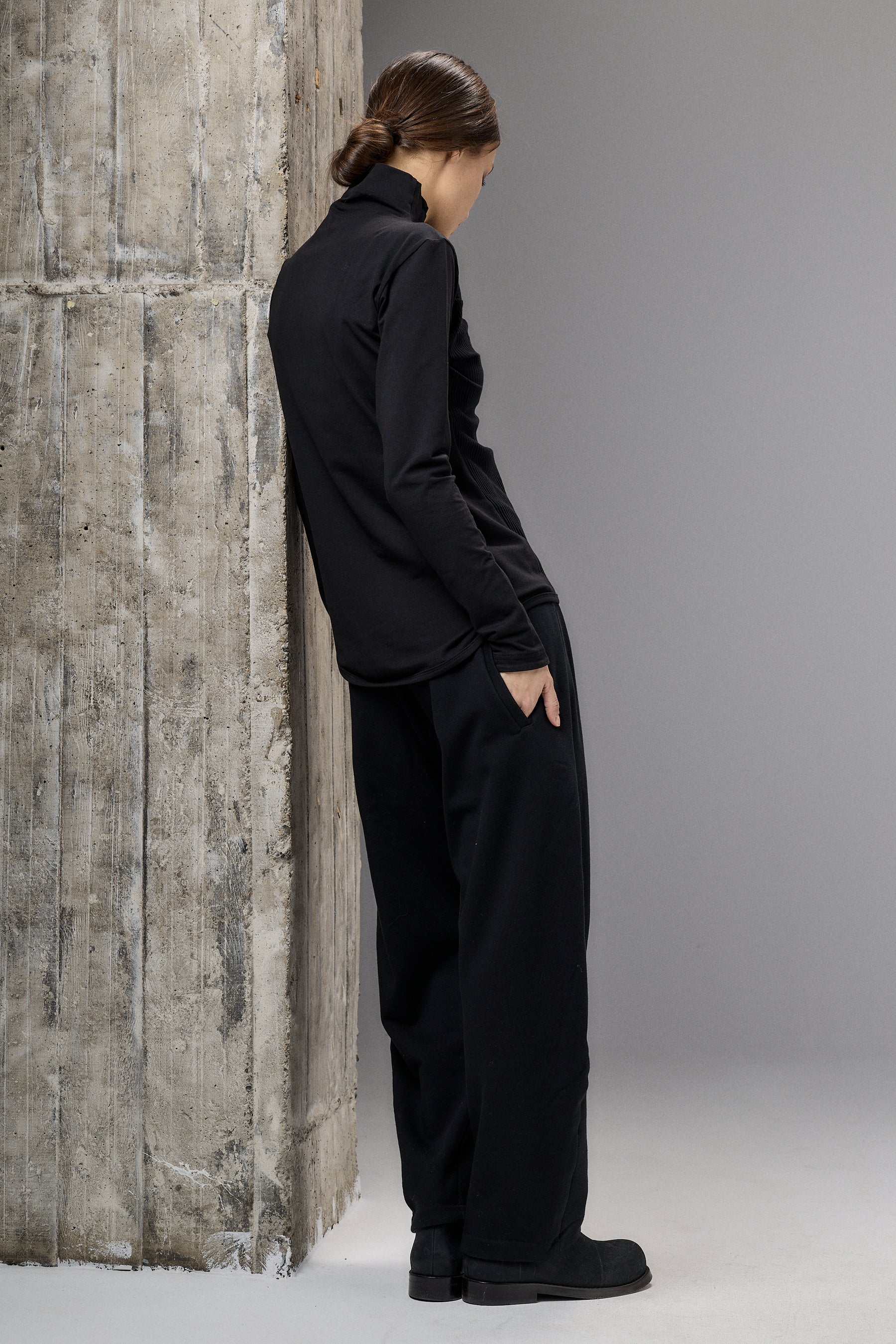 BLACK BALLOON FRENCH TERRY PANTS
