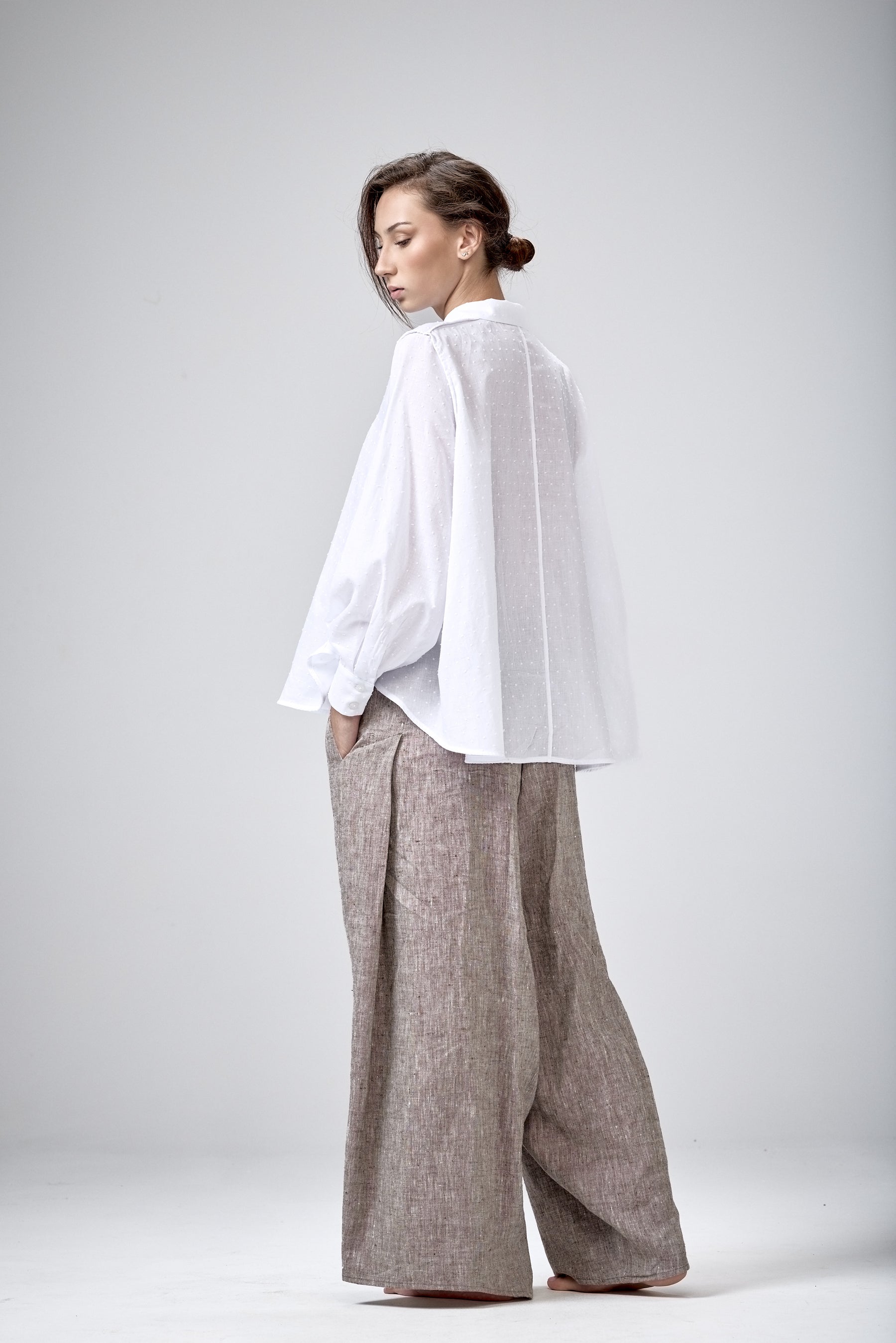 A-LINE COTTON SHIRT