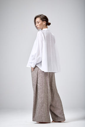 A-LINE COTTON SHIRT