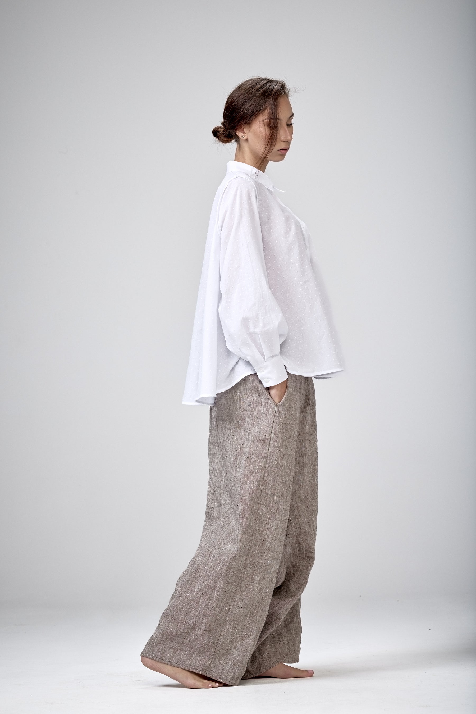 A-LINE COTTON SHIRT