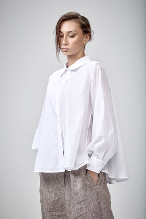 A-LINE COTTON SHIRT