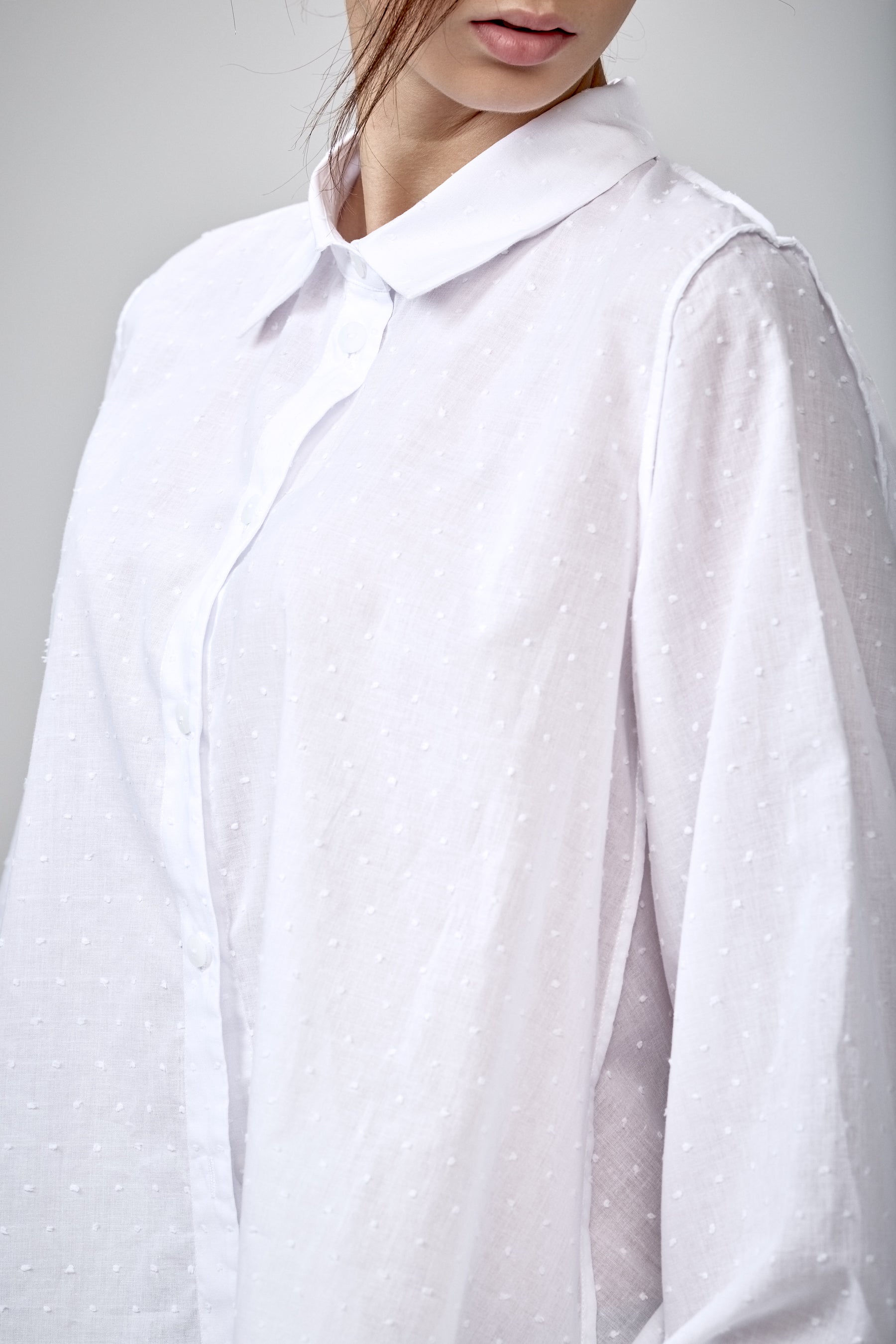 A-LINE COTTON SHIRT