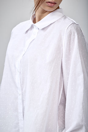 A-LINE COTTON SHIRT