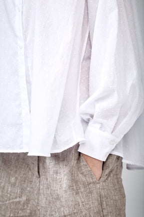 A-LINE COTTON SHIRT