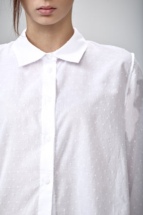 A-LINE COTTON SHIRT