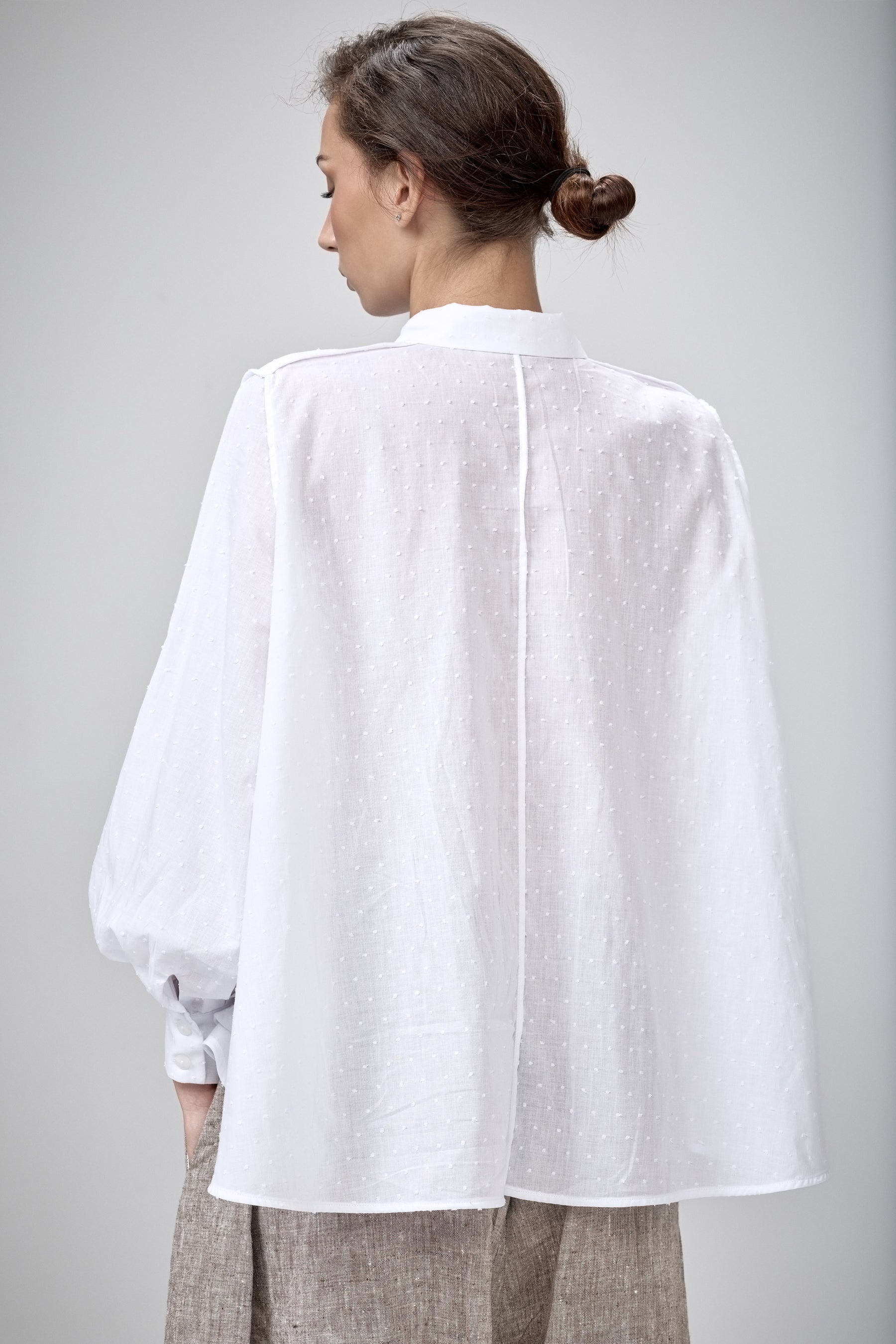A-LINE COTTON SHIRT