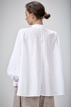 A-LINE COTTON SHIRT