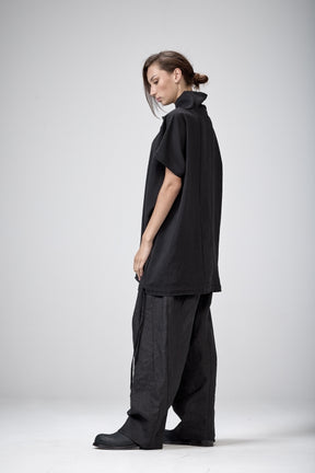 OFF-WHITE V-NECK TUNIC TOP