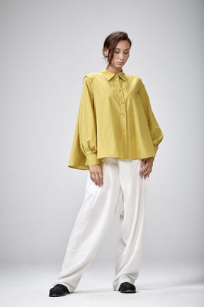 A-LINE COTTON SHIRT