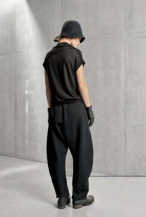 BLACK BALLOON FRENCH TERRY PANTS