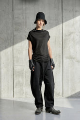 BLACK BALLOON FRENCH TERRY PANTS
