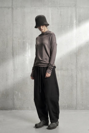 BLACK BALLOON FRENCH TERRY PANTS