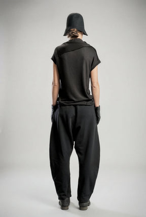 BLACK BALLOON FRENCH TERRY PANTS